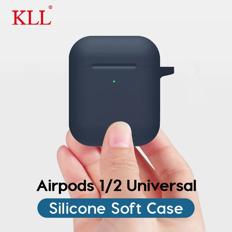 Мягкий ТПУ силиконовый чехол для Airpods 1 2 Универсальный защитный Apple тонкий