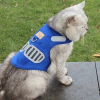 cat harness breathable harness for cats adjustable cat vest harness and leash set reflective pet cat lead cat clothes