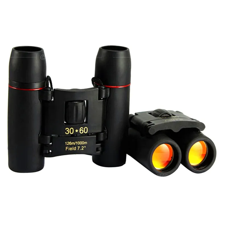 Зум телескоп 30x60 складной бинокль с низким светильник ночного видения для