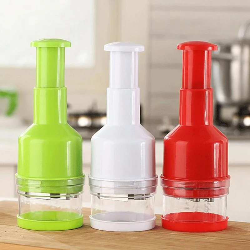 

Multifunctional Manual Garlic Masher Stainless Steel Kitchen Stirrer Vegetable Cutter Garlic Press Machine for Kitchen Tool