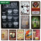 Винтажный коктейльный металлический жестяной знак, украшение на стену в стиле ретро, настенный постер для бара, мужская пещера, семейный Декор