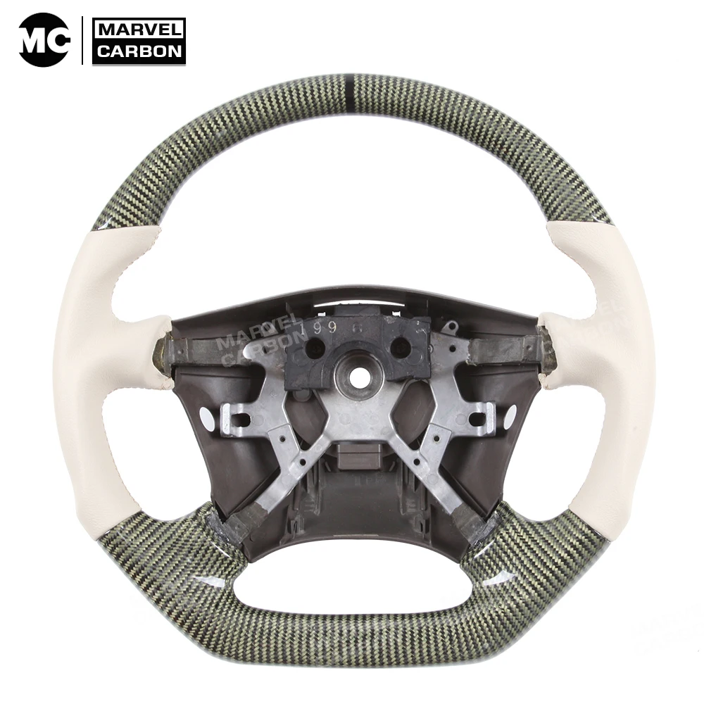 

100% Real Carbon Fiber Steering Wheel for Nissan Patrol Safari Y61