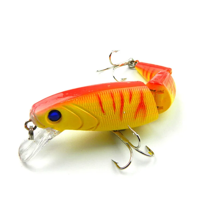 

Fishing Lures 14g Pesca 10.5cm Isca Jointed Hard Bait Swimming Depth Plastic Hooks 3D Eyes PUZ777