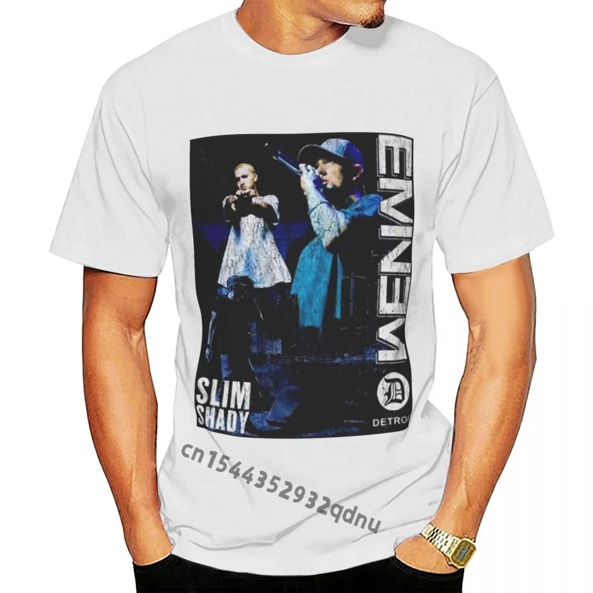 

Футболка Eminem Live Stage Photo Slim Shady Rap унисекс, хлопковые футболки, дешевая оптовая продажа