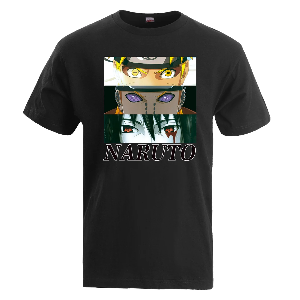 Мужские футболки из японского аниме Наруто боруто Учиха Итачи Узумаки Саске