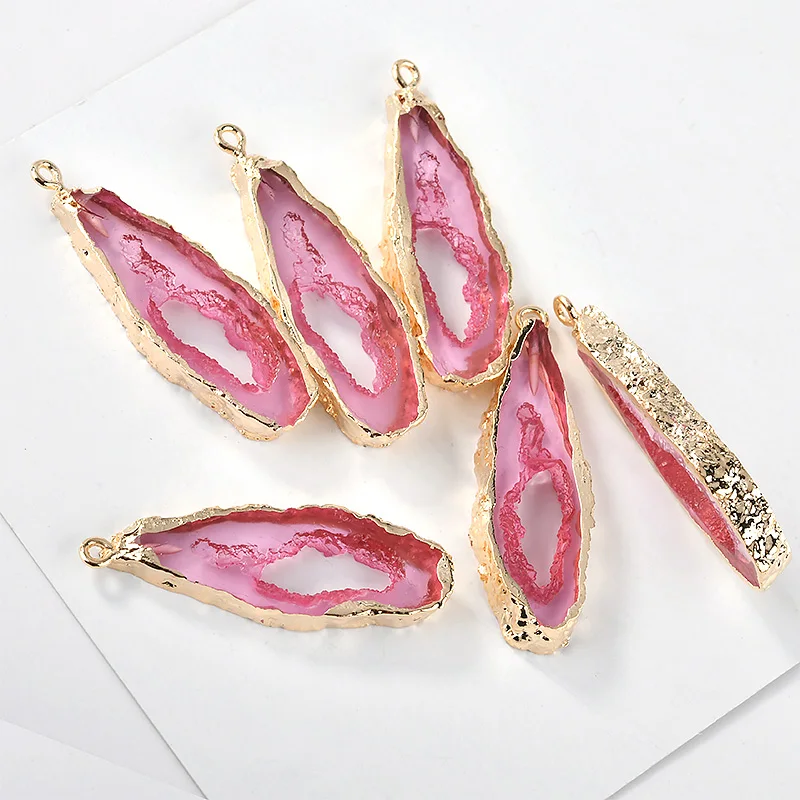 Полимерная имитация минеральной пудры кристалл озеро сине зеленый кулон сделай