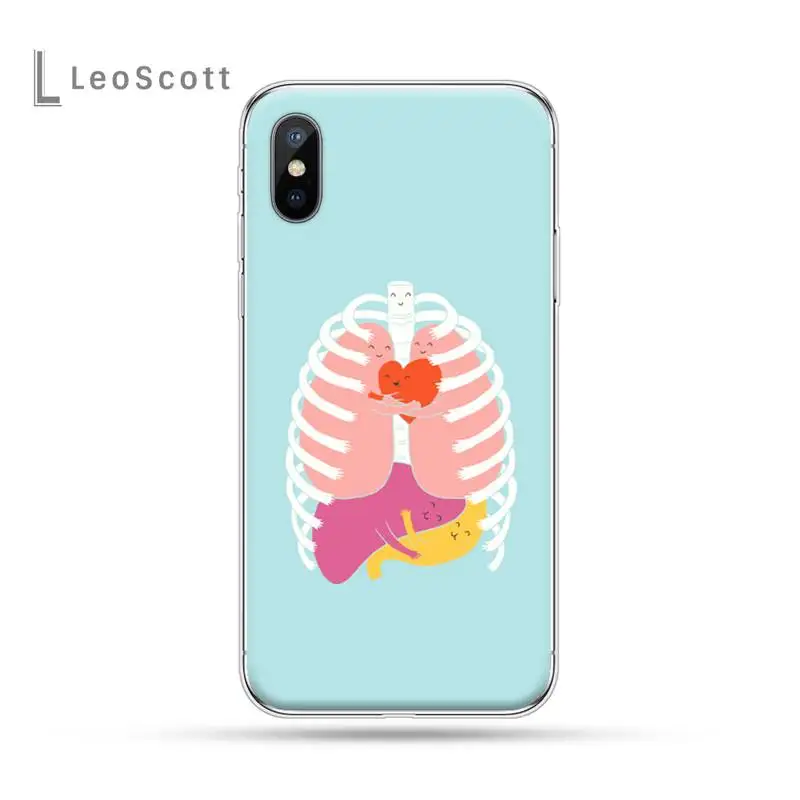 

Human Organs Heart Meridian Phone Case For iphone 12 5 5s 5c se 6 6s 7 8 plus x xs xr 11 pro max