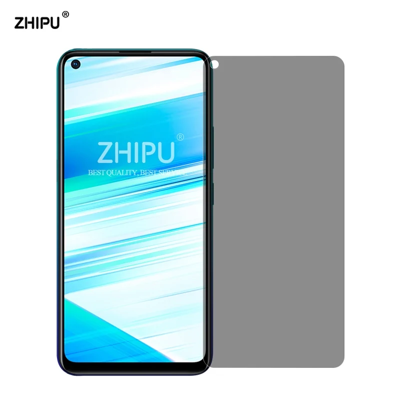 Закаленное стекло для vivo Z5x 2.5D Arc Edge с защитой от шпиона, защита для экрана vivo Z5x 6,53"