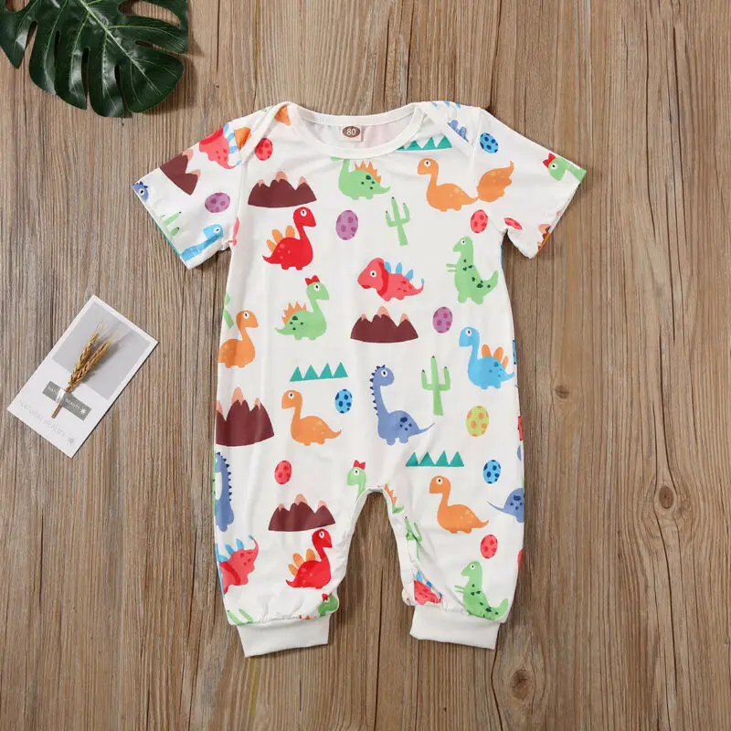 

2020 Newborn Baby Boy Kid Cotton Romper Jumpsuit Clothes Long Pants Outfits Set