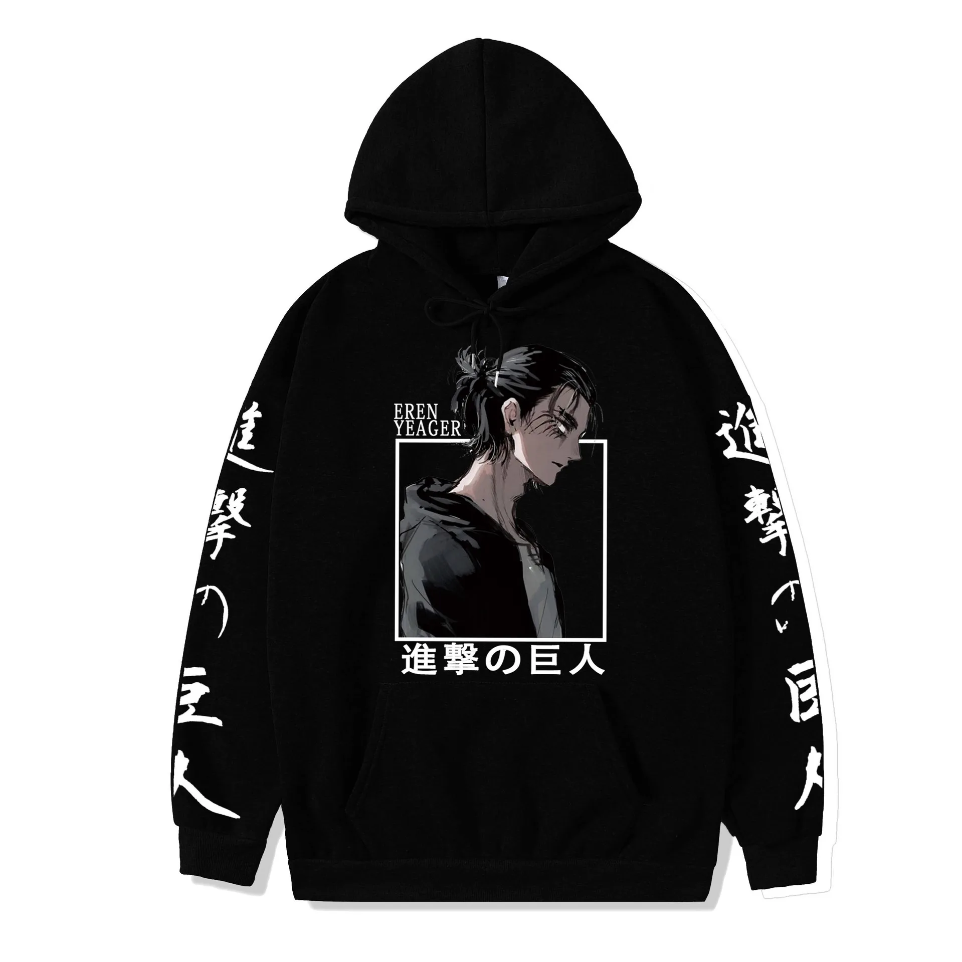 

2021 New Anime Attack on Titan Levi Eren Men/Women Hoodie Casual Wild Gothic Sweatshirt Unisex Manga Streetwear Oversize Tee Top