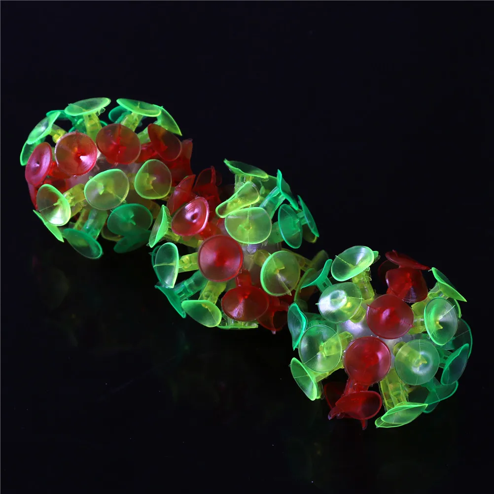 

Plastic Soft Sucker Sticky Adhesive Glowing Ball Children Educational Novelty Outdoor Fun Sport Games Toys Gifts
