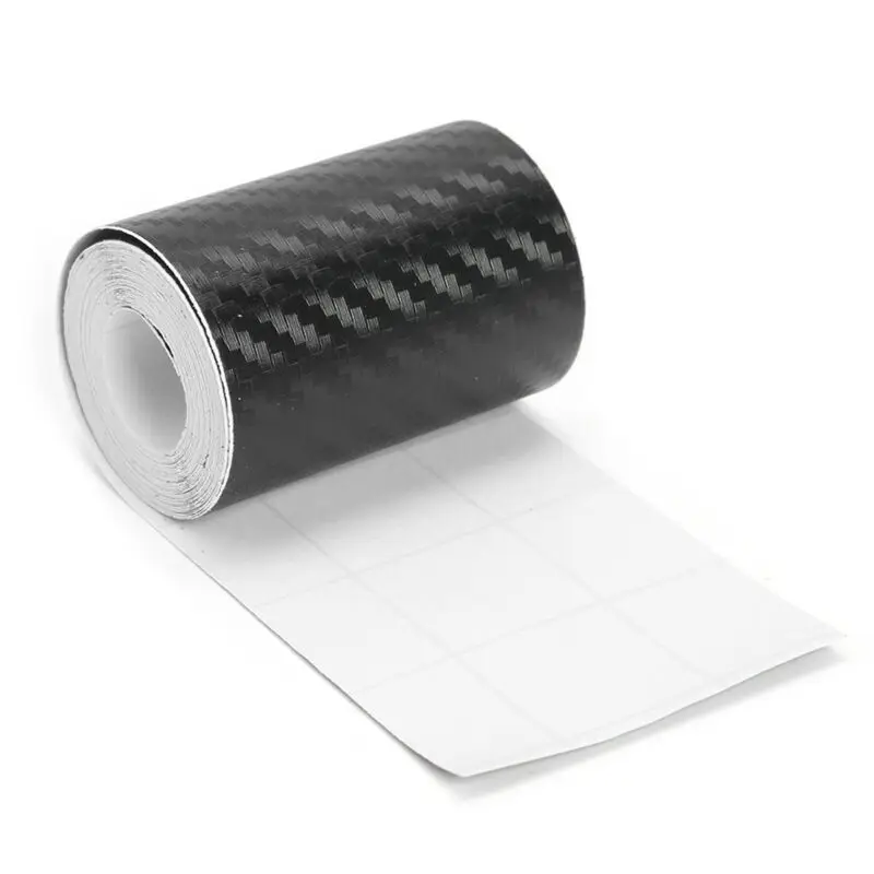 

Sticker Sill Scuff Cover Bumper Carbon Fiber Anti Scratch Trunk Protector
