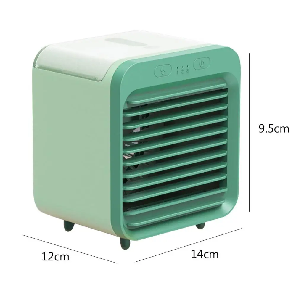 

Mini Air Conditioner 5000mAh Large Capacity Cooling Desktop Refrigeration Spray USB Small Fan Student Office Air Cooler