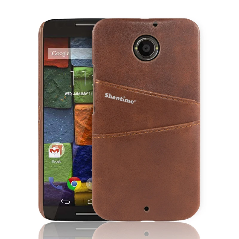 Brown Роскошный винтажный Чехол-кошелек из искусственной кожи для Motorola Moto X2, чехол-сумка для телефона, чехол для Motorola Moto X+ 1 чехол с отделениями для визиток - Цвет: Brown