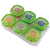 6pcs toddler bento box small containers for snacks dips baby food containers food preservation box
