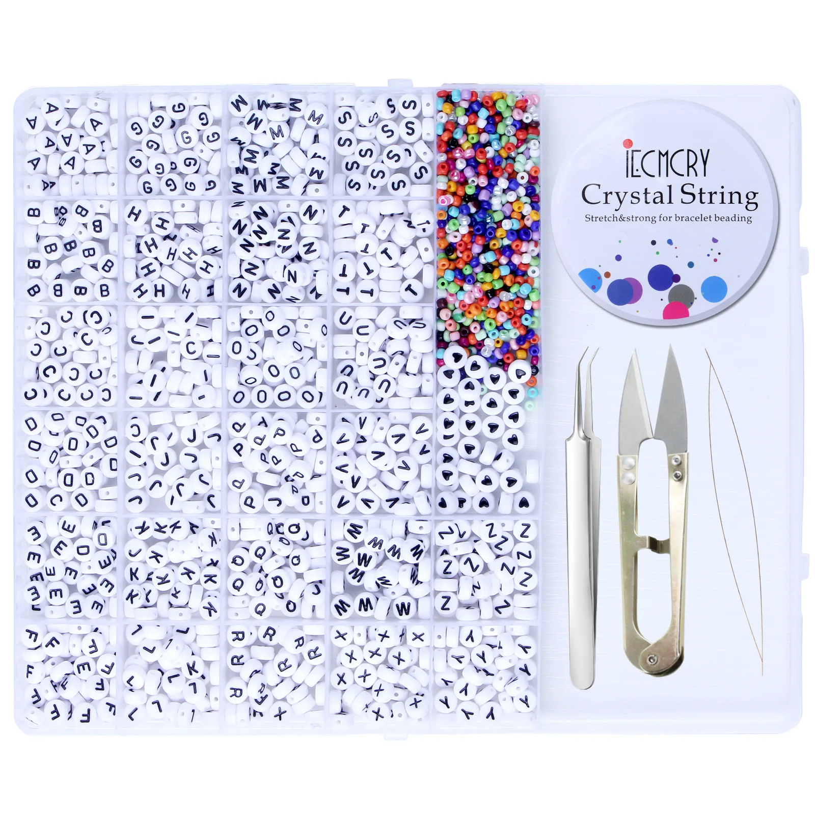 

26 A-Z Letter Acrylic Beads Kit For Making Jewelry Diy Bracelet Beads DIY Accessories Handmade Beading Materials
