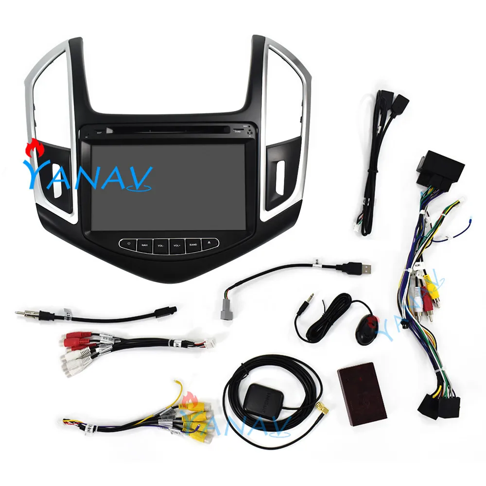 

2 DIN car radio audio Android stereo receiver for-Chevrolet Cruze 2013 2014 GPS navigation multimedia video HD screen head unit