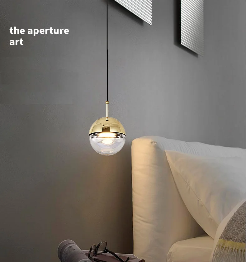 LukLoy Modern Gold Effect Ceiling Pendant Lamp for Kitchen Island Pantry Foyer Bedroom Living Room Studio Cafe Bar | Освещение
