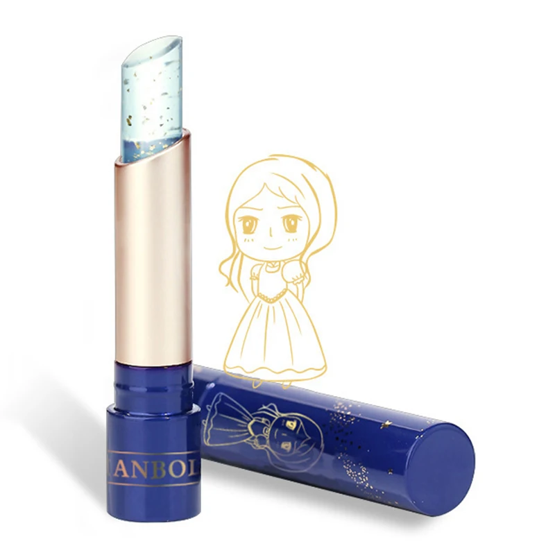 

NEW Lip Balm Color Changing Moisturizing Gold Foil Lip Gloss Natural Aloe Lasting Hydrating Lipstick Makeup Lip Care Oil TSLM1