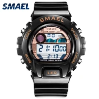 smael sports mens watch casual digital watch automatic date update stopwatch timer waterproof and shatter resistant