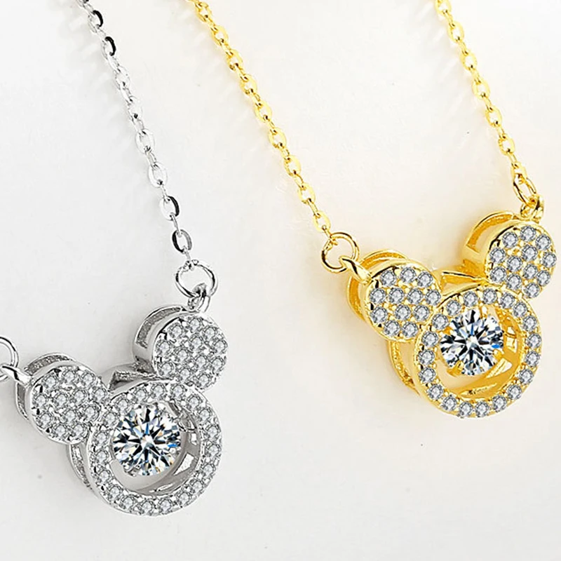 

Женское Ожерелье на удачу из серебра 925 пробы с цирконом