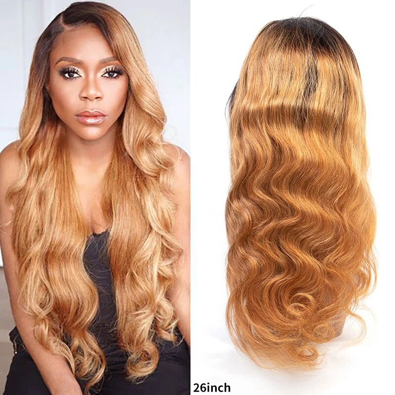 Парики из человеческих волос с волнистыми кружевами спереди плотность 150