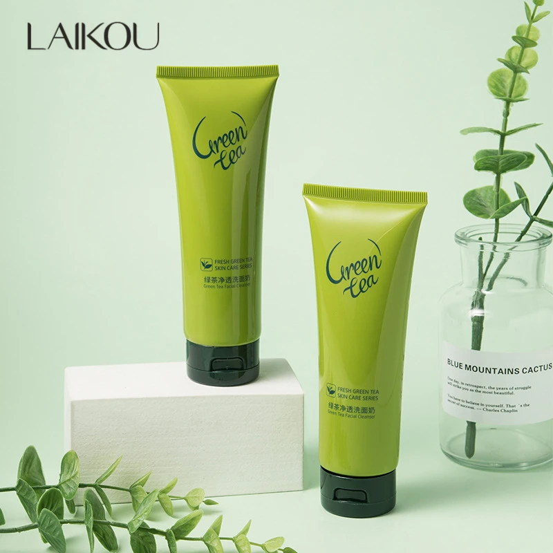 Зеленый чай очищающее средство для лица естественное ежедневное Очищение