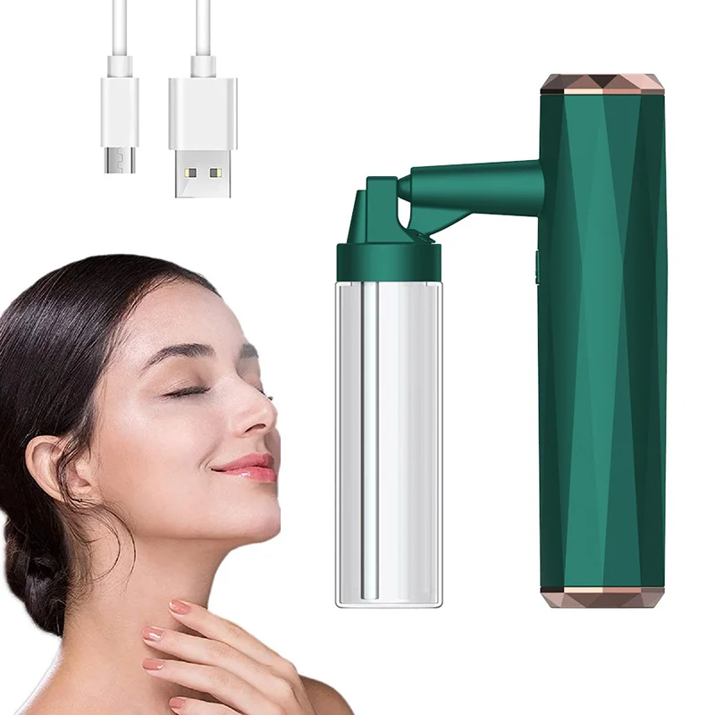 

Нано-отпариватель для лица, распылитель, Аэрограф для инъекций кислорода для лица, USB-увлажнитель, небулайзер, увлажняющие инструменты для у...