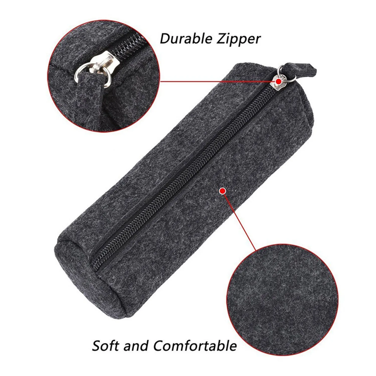 3 шт. фетровый чехол для карандашей и ручек| |