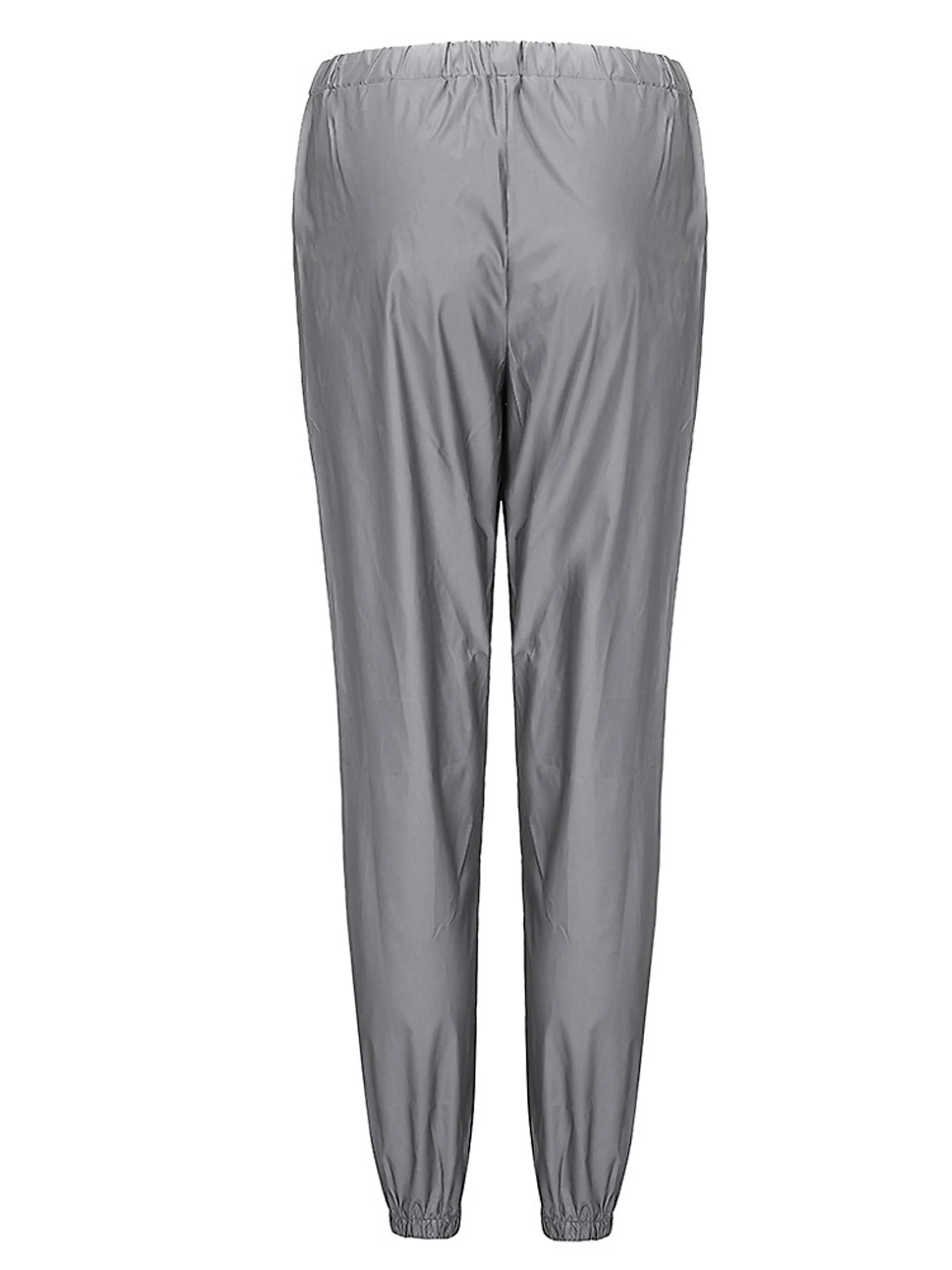 

Lady Fashionable Luminous Casual Trousers Summer Autumn Girls Personalized Solid Overall Ankle Banded Pants for Shopping Dating