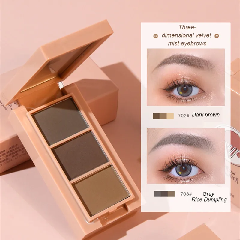 1 шт. пудра для бровей 3 цвета |