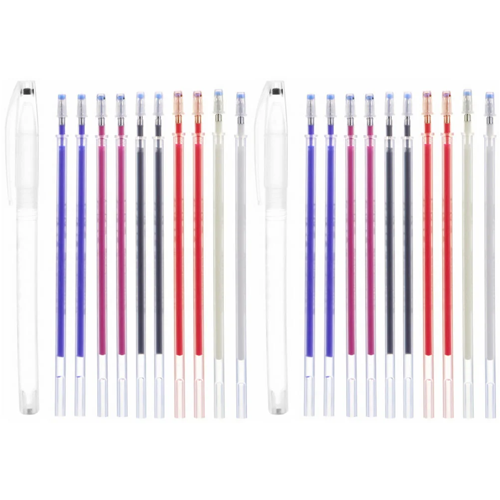 

2 Sets Fabric Marker Pens Practical High Temperature Disappearing Marker Pens
