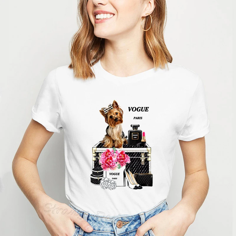 Модная Новая Летняя женская Футболка Косметический Чехол Сумка Духи Помада