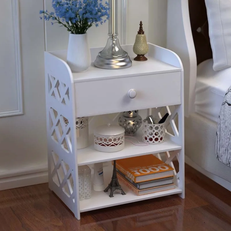 Простой современный стеллаж для устройств в европейском стиле белый ящик