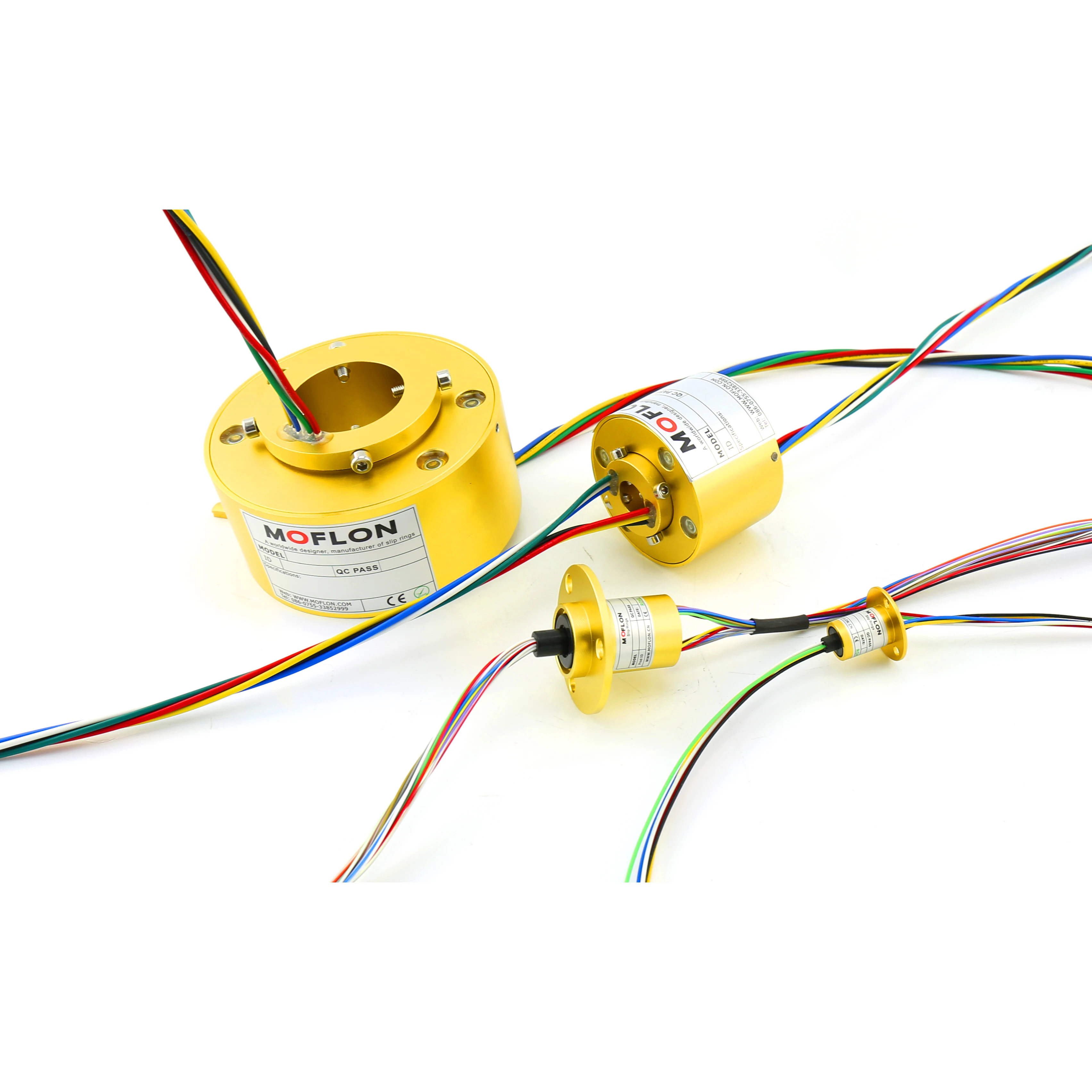 

MOFLON MC series electric slip ring 1~56 wires 2A capsule slip rings