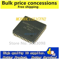 free shippin 10pcslot mc68hc11 mc68hc11e1 mc68hc11e1cfn2 mc68hc11e1cfn3 plcc 52 embedded microcontroller