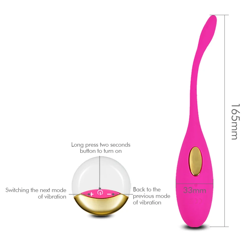 Вибратор-пуля в форме яйца беспроводная с пультом дистанционного управления