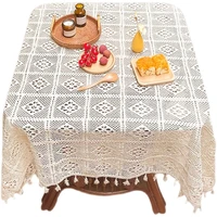 new year decor lace tablecloth round table cover white table cloth christmas home dining pad tovaglia natalizia nappe noel e035