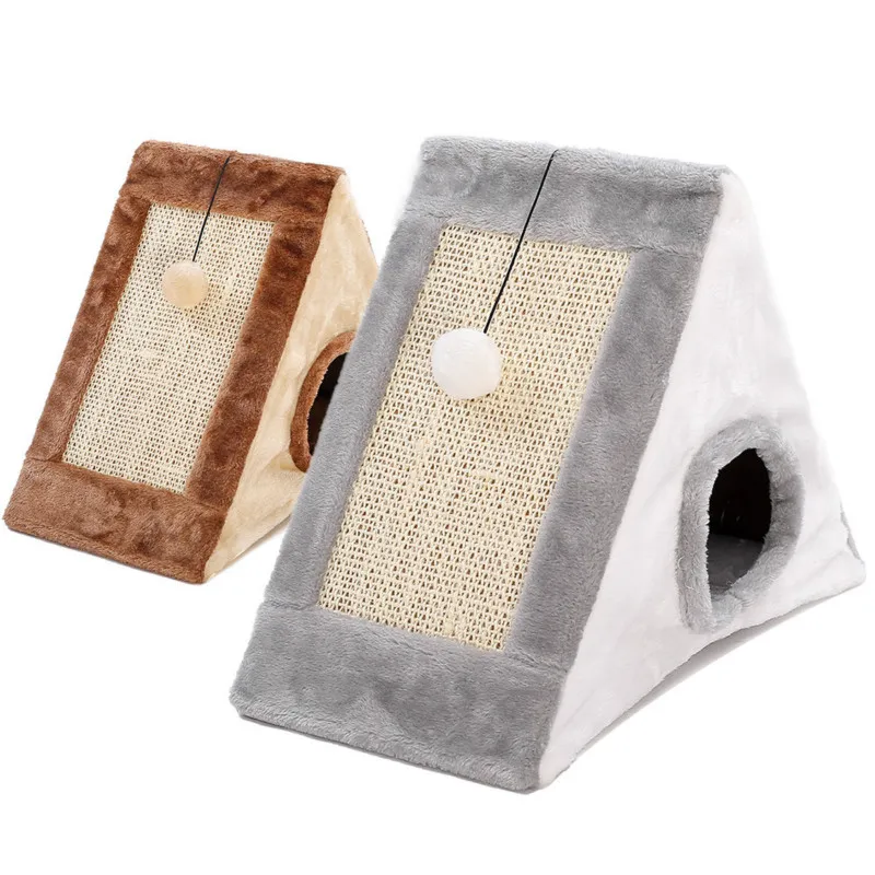 2019 New Cat Climbing Frame Scratch Board Claws Sisal Litter Toy Pet Supplies | Дом и сад