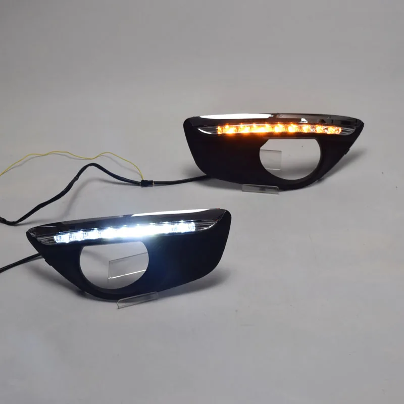 Для Hyundai Santa Fe SantaFe 2010 2011 2012 дневные ходовые огни светильник DRL светодиодный