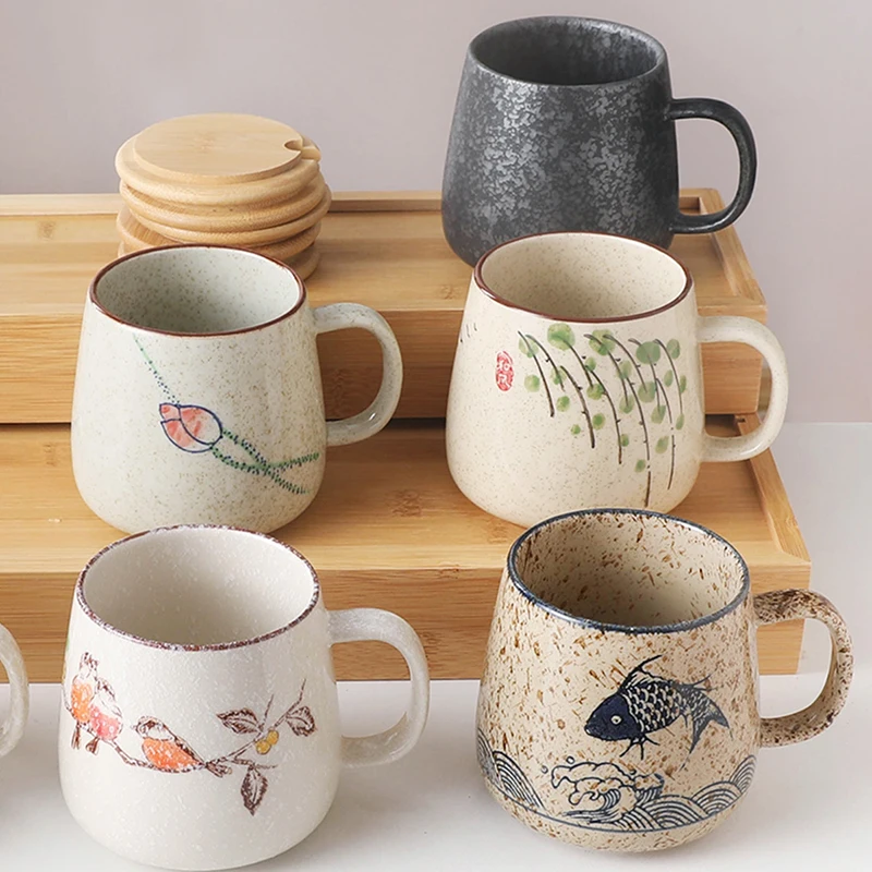 

Luxury Japan Coffee Cup Espresso Fashion Original Beautiful Vintage Mug Water Home Office Porcelain Couple Tazas Ceramic Mug