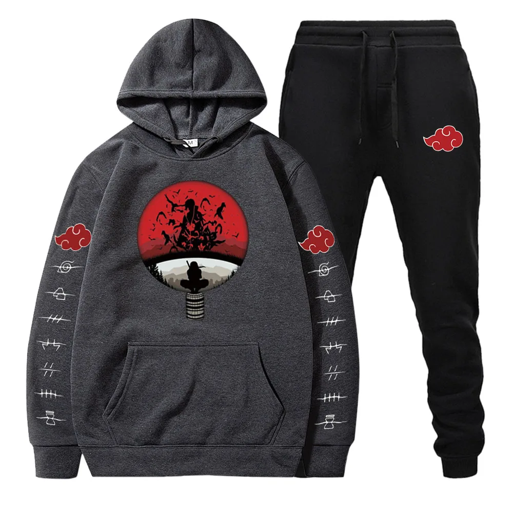 

Men's clothing Anime Ninja print Harajuku Hoodie Street wear pullover fashion fall/winter suit free shipping