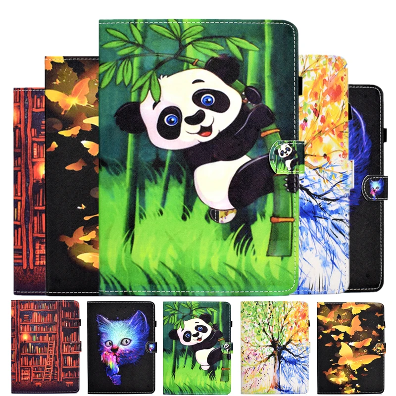 

For Samsung Galaxy Tab A7 Lite 8.7 inch 2021 SM-T220 T225 Cartoon Leather Stand Coque For Samsung Tab A7 Lite Tablet Cover Case