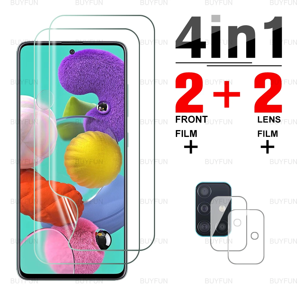 

Гидрогелевая пленка для samsung Galaxy A51, защитная пленка с полным покрытием для samsung galaxy galaxi, A11, A21, A71, A31, A41, Защитная пленка для экрана камеры