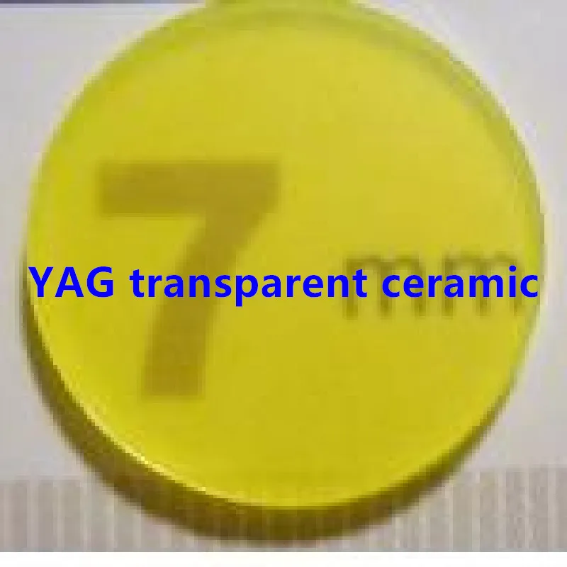 

Ce / YAG transparent ceramic / YAG luminescent ceramic / LED lighting material / yellow luminous / size can be customized