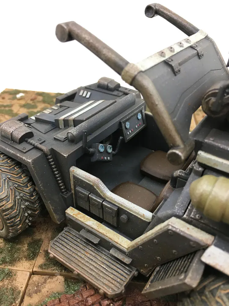 1/25 JOYTOY mecha RHINOCEROS Скаут автомобиль и UNSC девятый Легион солдат фигурка