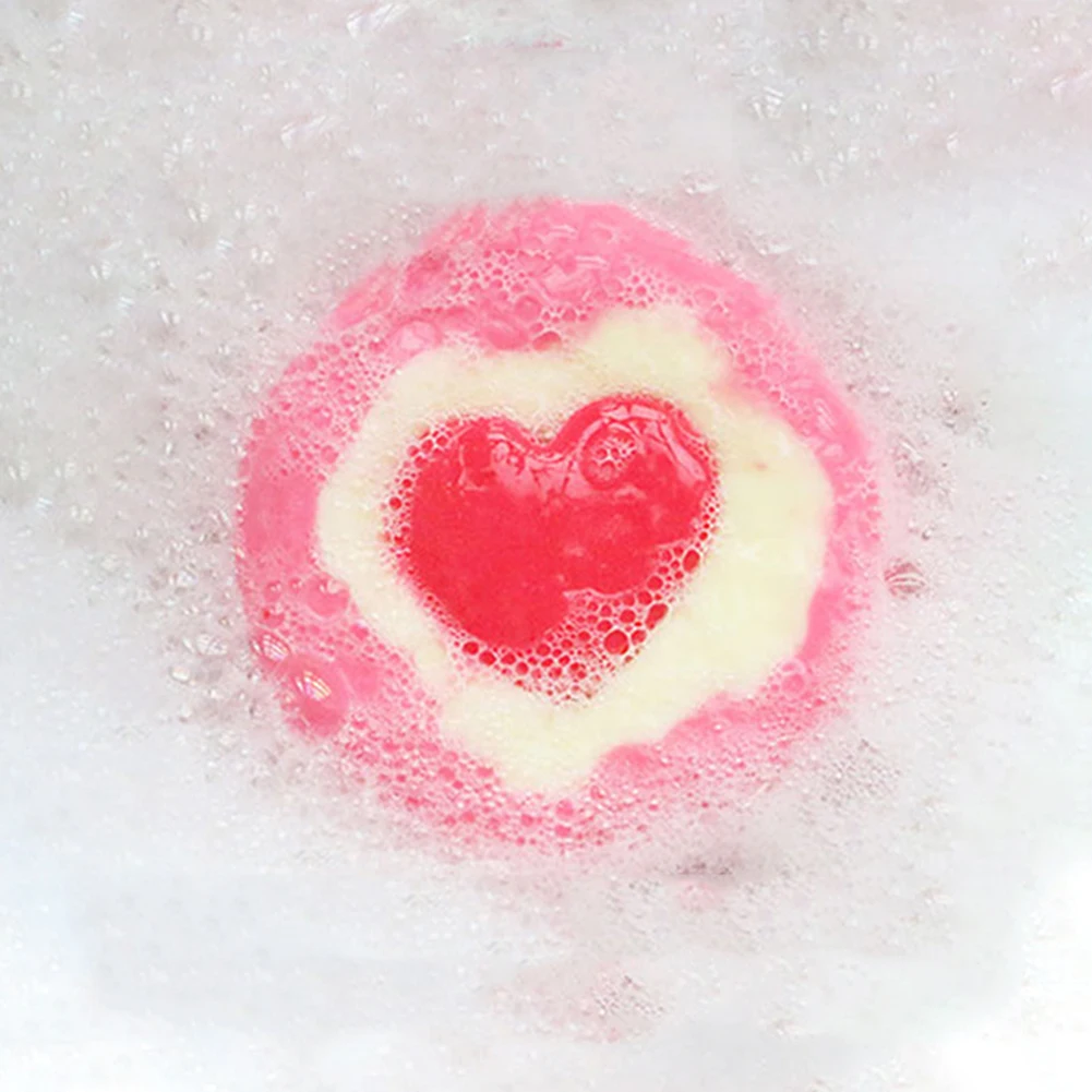 

Bath Salt Ball Velvet Love Bubble Bath Bar Rose Bath Essential Oil Bath Bath Soften Cuticle Bath Salt Ball Aromatherapy 1PCS Tab