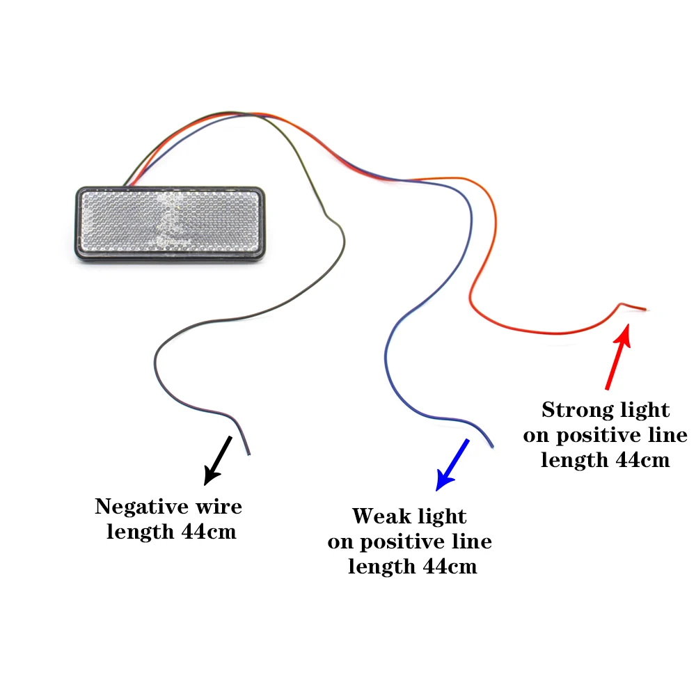 24 SMD красный желтый белый прямоугольный Универсальный Автомобильный грузовик