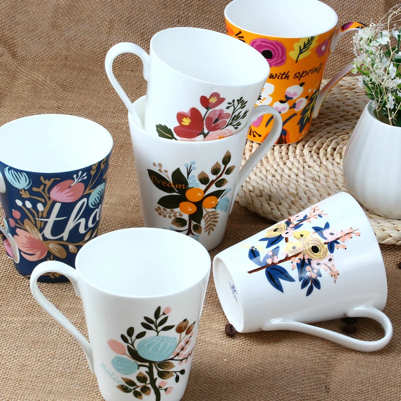 Светильник Bone china для кружек и тонких цветочных букв большая вместимость