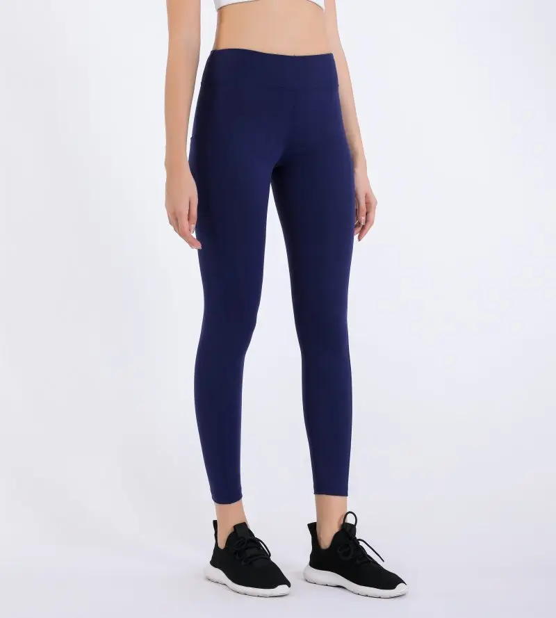

Lulu- Sexy Women Sport Leggings Phone Pocket Fitness Running Pants Stretchy Sportswear Gym Leggings Slim Pant 12